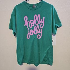 Gildan Green 'Holly Jolly' Short Sleeve Tee